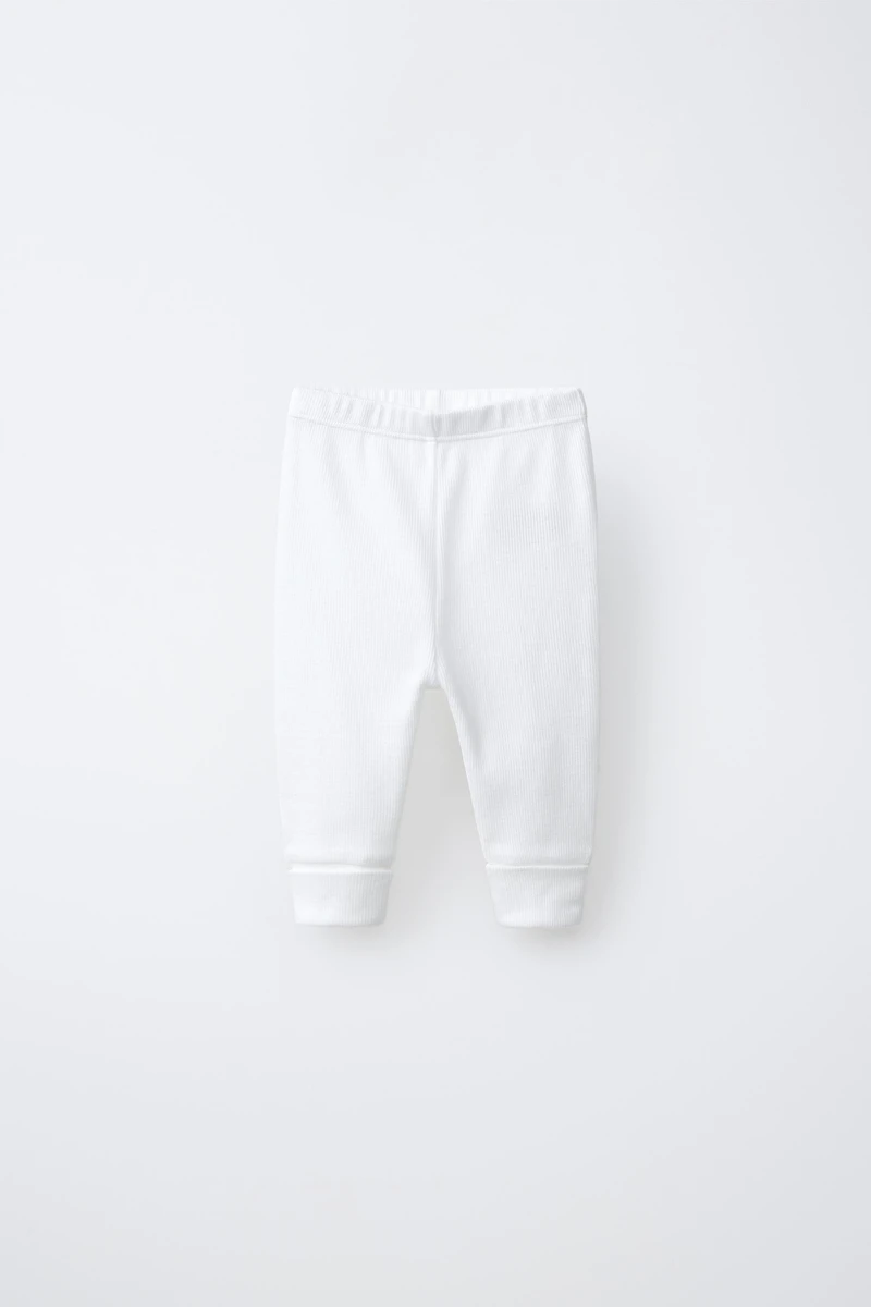THREE-PACK OF RIBBED LEGGINGS