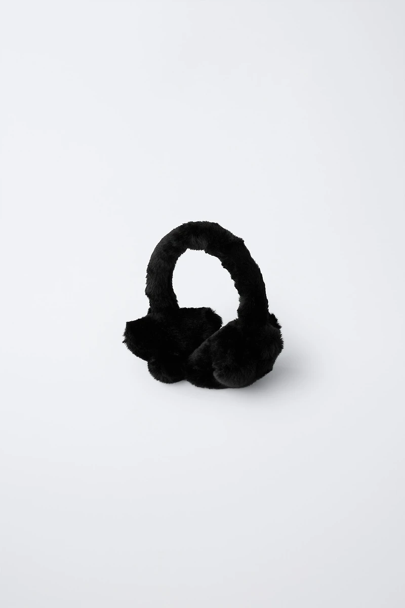 STAR FAUX FUR EARMUFFS