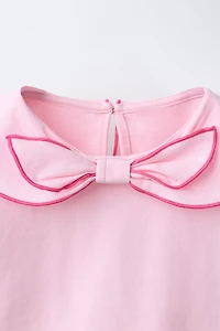 SCARF BOW T-SHIRT