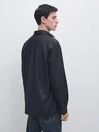 Cotton shirt with pockets
