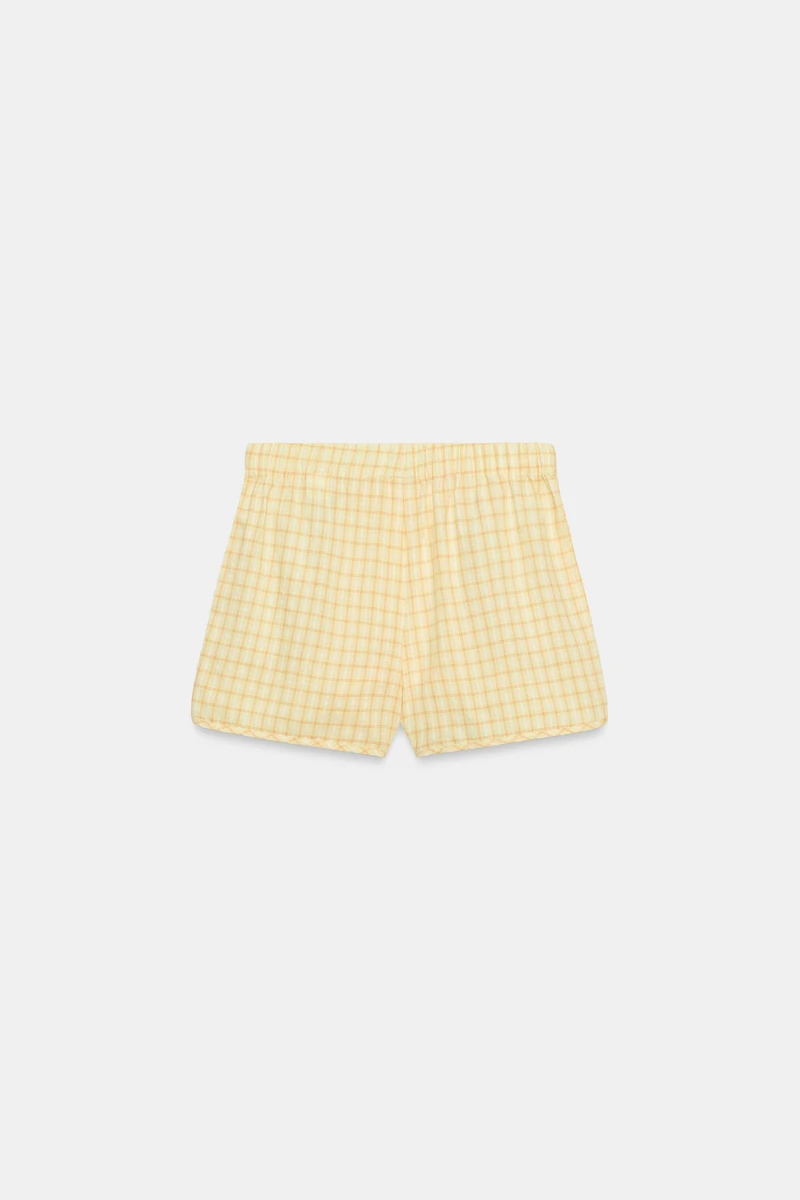 SHORT À CARREAUX