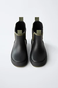 ELASTIC RAIN BOOTS