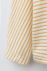 T-SHIRT À RAYURES TISSÉES