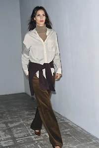 ZW COLLECTION WIDE LEG CORDUROY PANTS