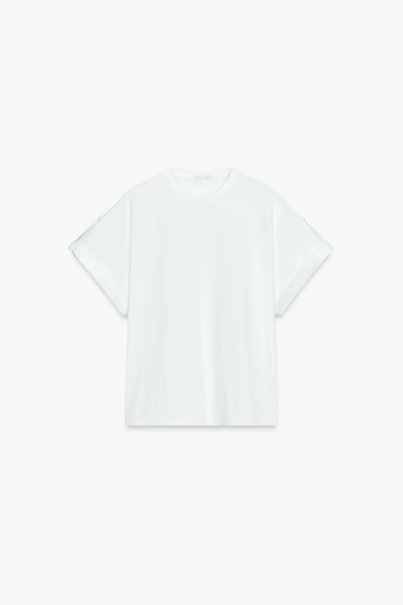T-SHIRT PATTE BOUTON