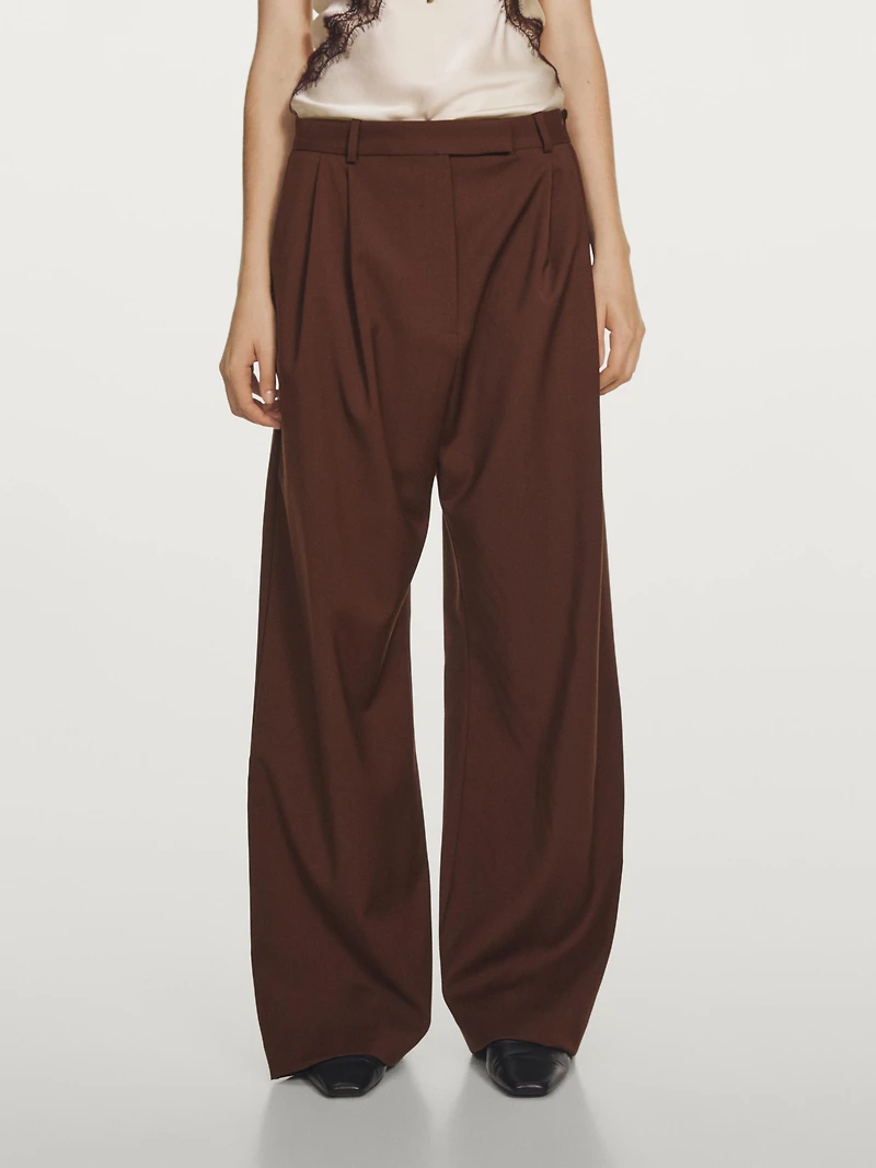 Pantalon large à pinces doubles - STUDIO