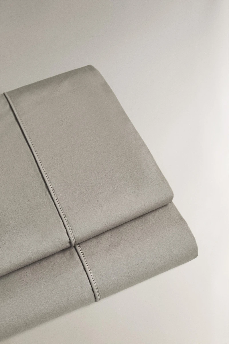 PERCALE COTTON FLAT SHEET ( THREAD COUNT