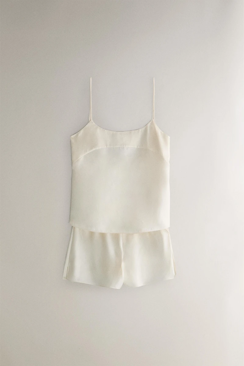 TOP SOIE BEIGE