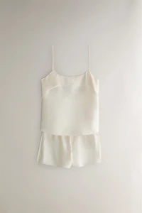 TOP SOIE BEIGE