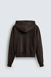 SWEAT À CAPUCHE COURT