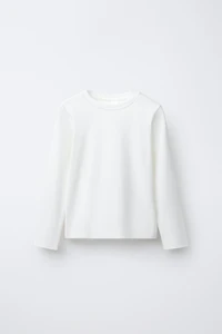T-SHIRT CÔTELÉ UNI