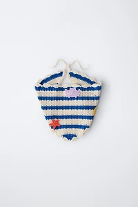 CASA LAWA X ZARA KIDS TEXTURED KNIT BANDANA