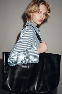 SAC SHOPPER MAXI EN CUIR