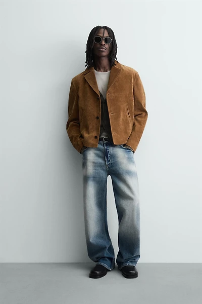 SUEDE LEATHER JACKET