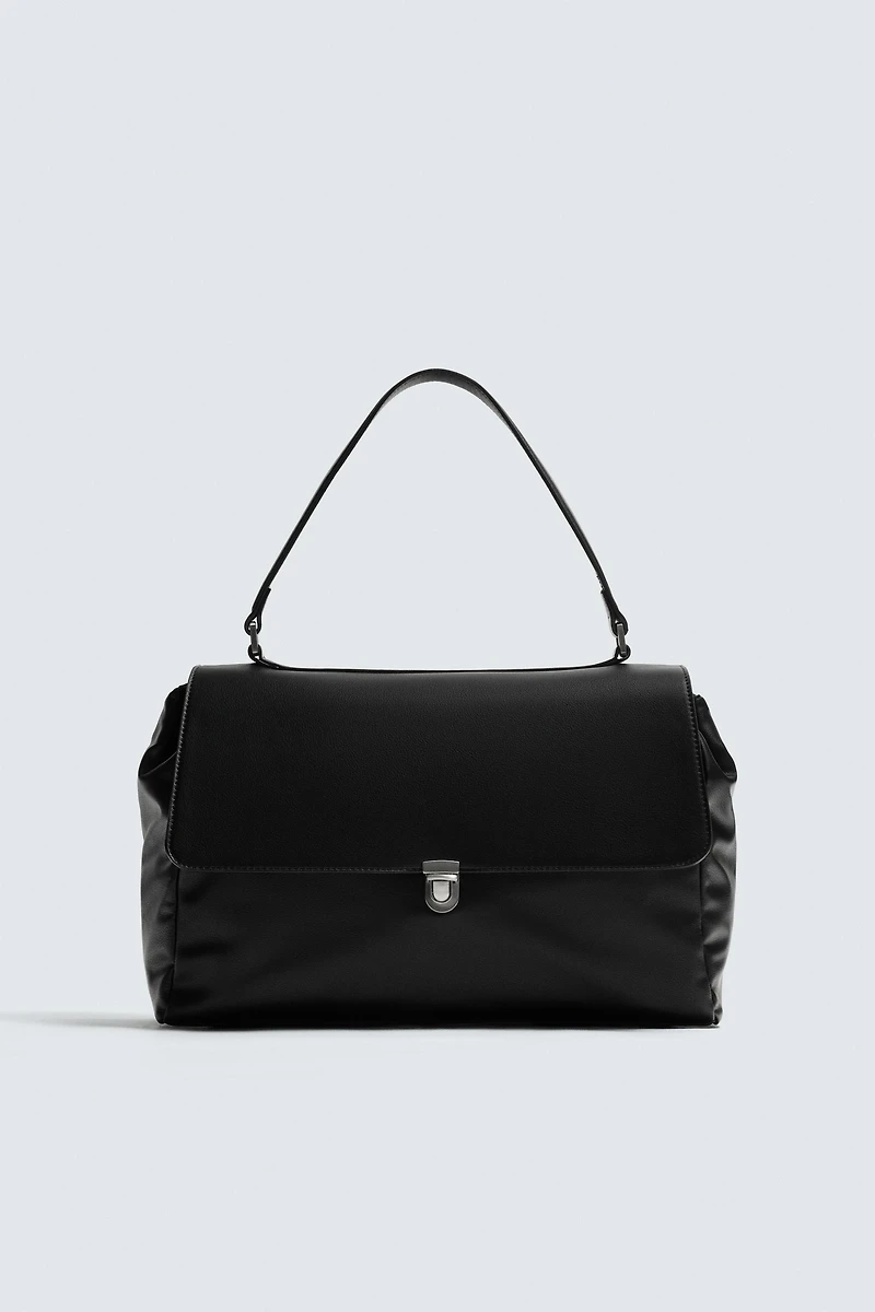 PLAIN SHOULDER BAG