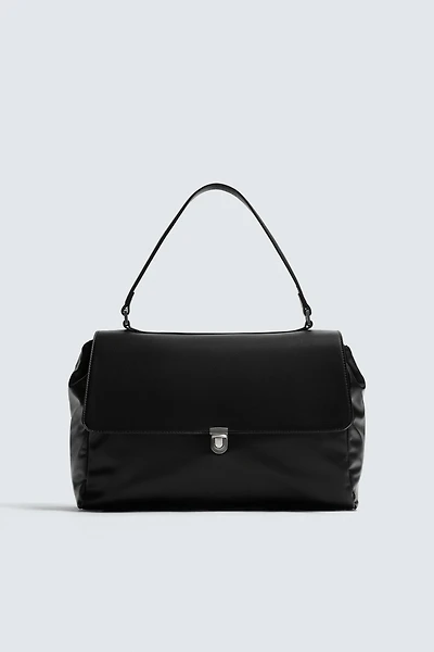 PLAIN SHOULDER BAG