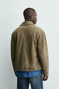 LEATHER POCKET JACKET