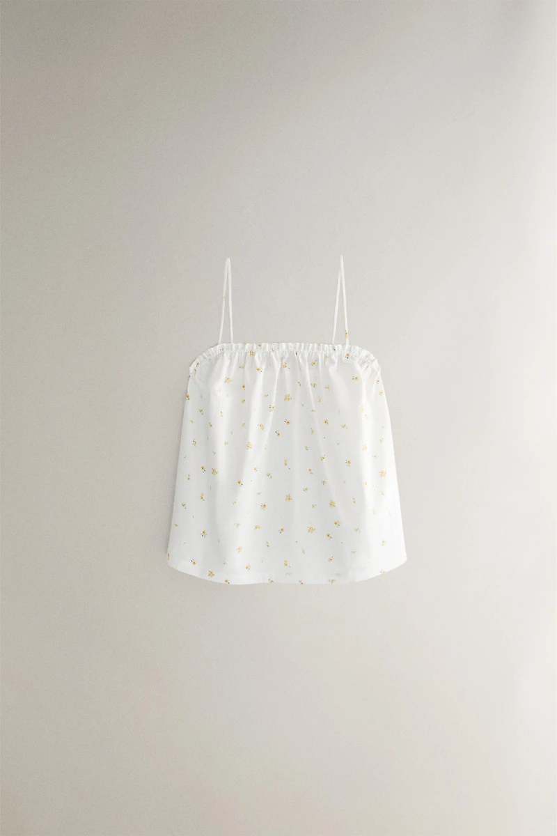 FLORAL COTTON TOP