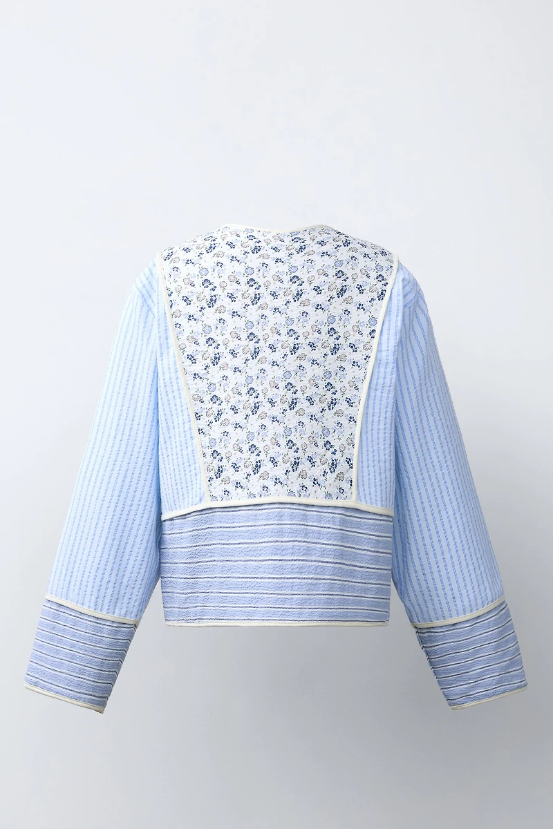 VESTE REMBOURRÉE PATCHWORK