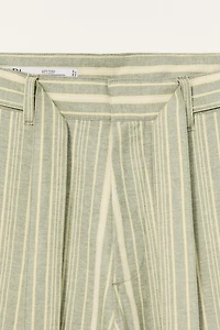LIMITED EDITION STRIPED WIDE FIT PANTS