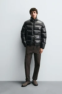 100% FEATHER PUFFER JACKET