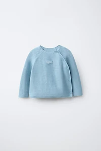 KNIT FISH APPLIQUÉ JUMPER