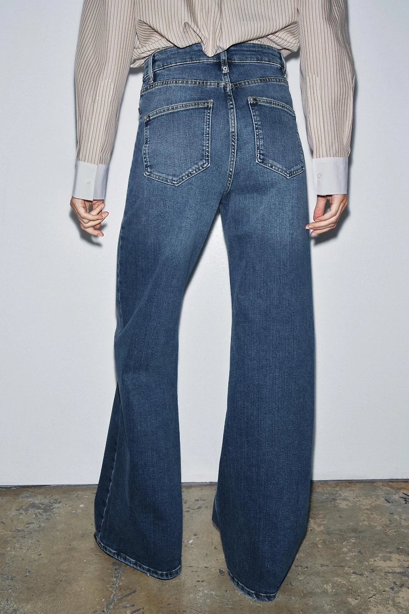 ZW COLLECTION HIGH RISE WIDE LEG JEANS