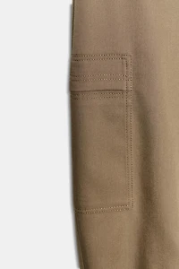 HIGH-WAISTED CARGO PANTS