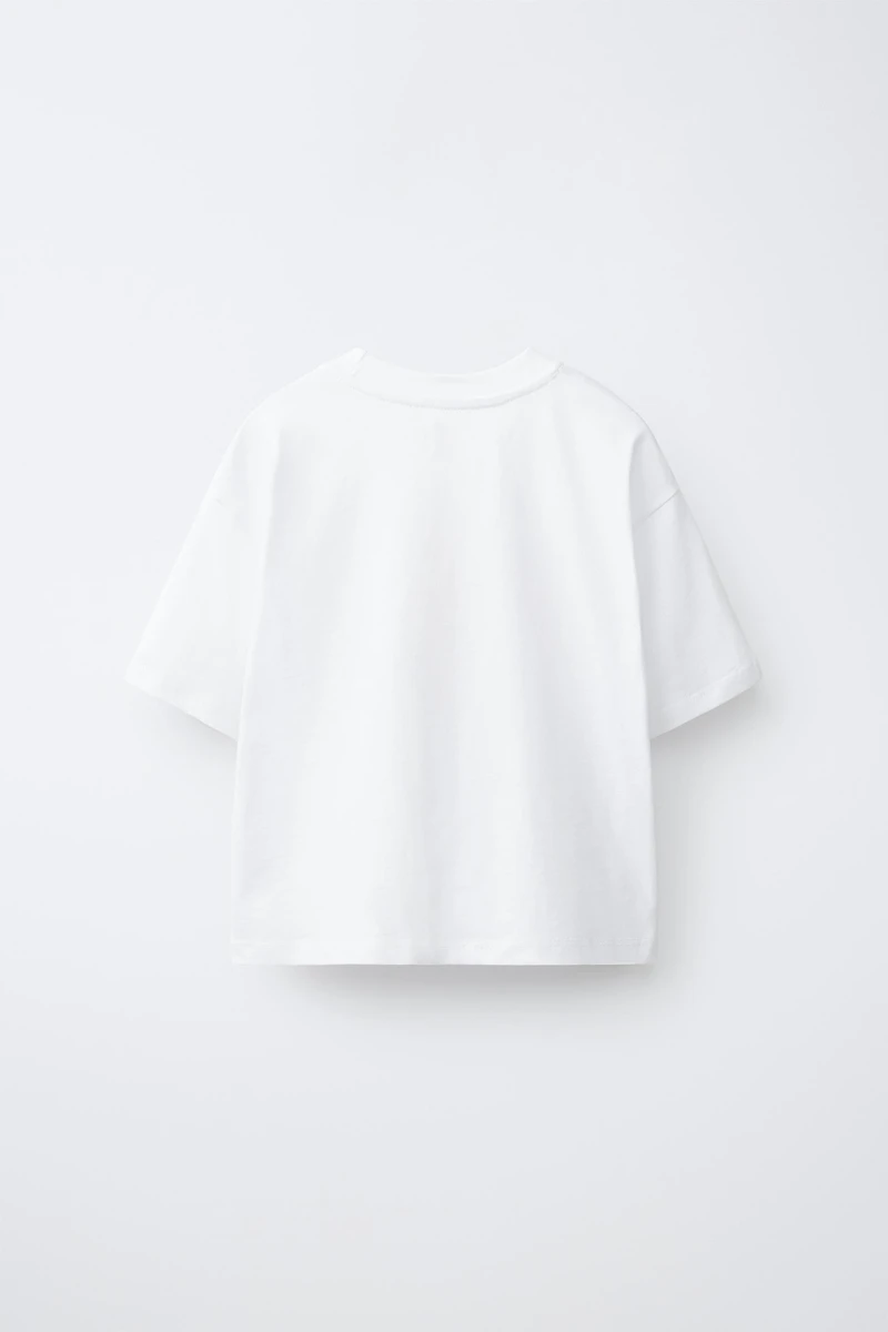GINGHAM PATCH T-SHIRT