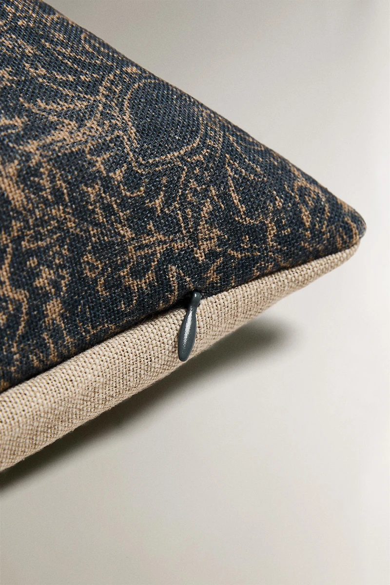PAISLEY PRINT CUSHION COVER