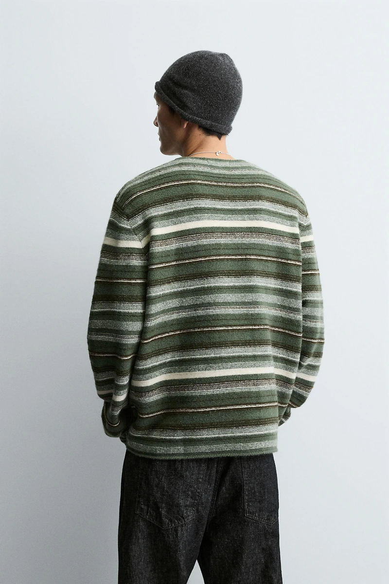 STRIPED JACQUARD JUMPER