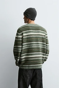 STRIPED JACQUARD JUMPER