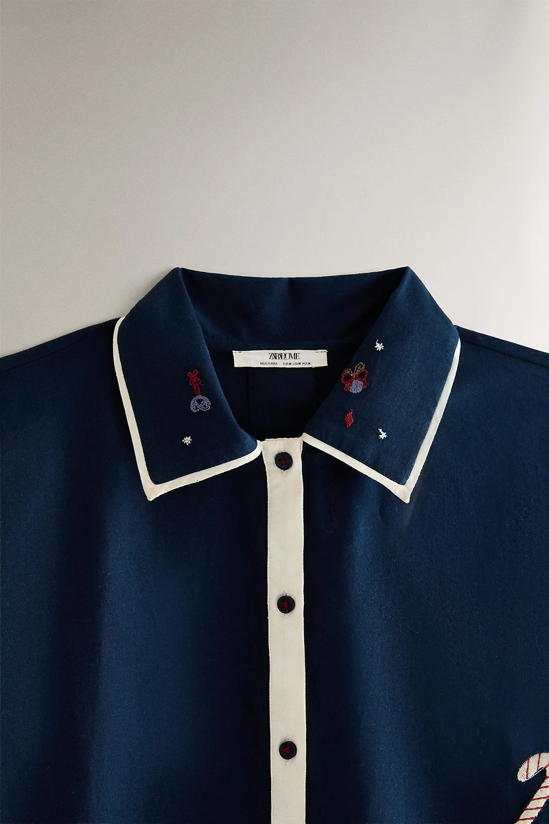 ENSEMBLE PYJAMA PATCHS NOËL