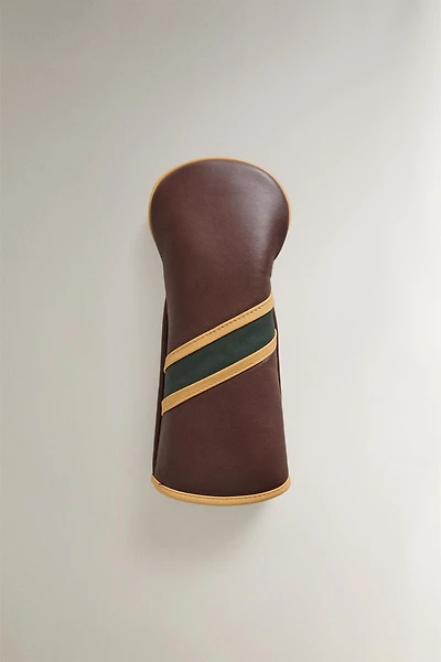 LEATHER FAIRWAY WOOD GOLF CLUB COVER