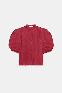 ZW COLLECTION PUFF SLEEVE SHIRT