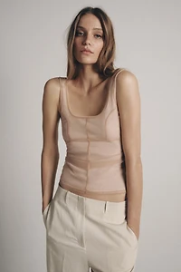 TULLE STITCHING TOP
