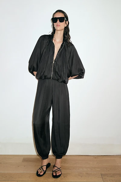 SATIN EFFECT BALLOON PANTS