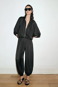 SATIN EFFECT BALLOON PANTS