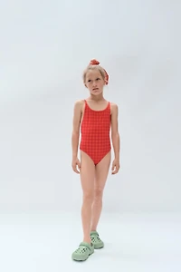 2-14 YEARS / GINGHAM SWIMSUIT LIMITED EDITION