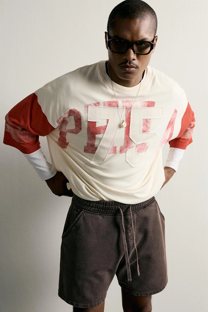 WASHED SWEAT SHORTS