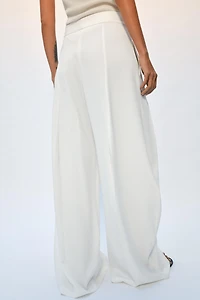 PANTALON WIDE LEG À PLIS ZW COLLECTION