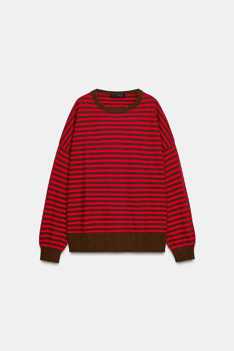 100% WOOL STRIPED JUMPER