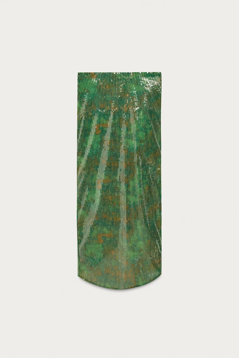 SEQUINED KNOT PAREO MARISA BERENSON X ZARA