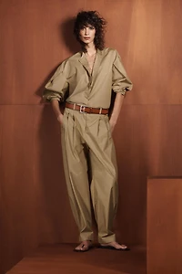 ZW COLLECTION LIMITED EDITION PLEATED PANTS