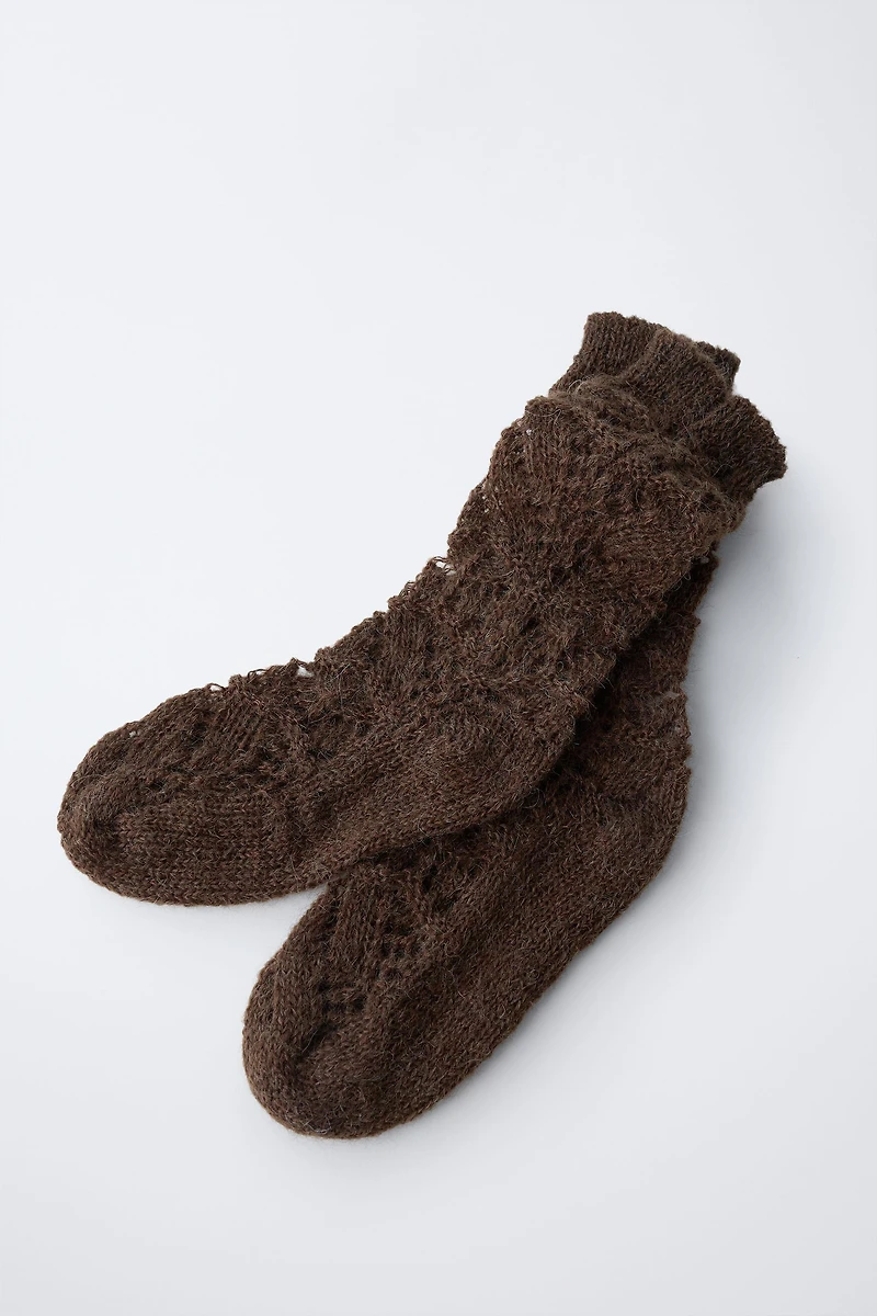 CHAUSSETTES CHAUDES EN LAINE ET ALPAGA