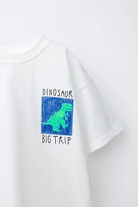 DINOSAUR JOGGING T-SHIRT AND BERMUDA SET