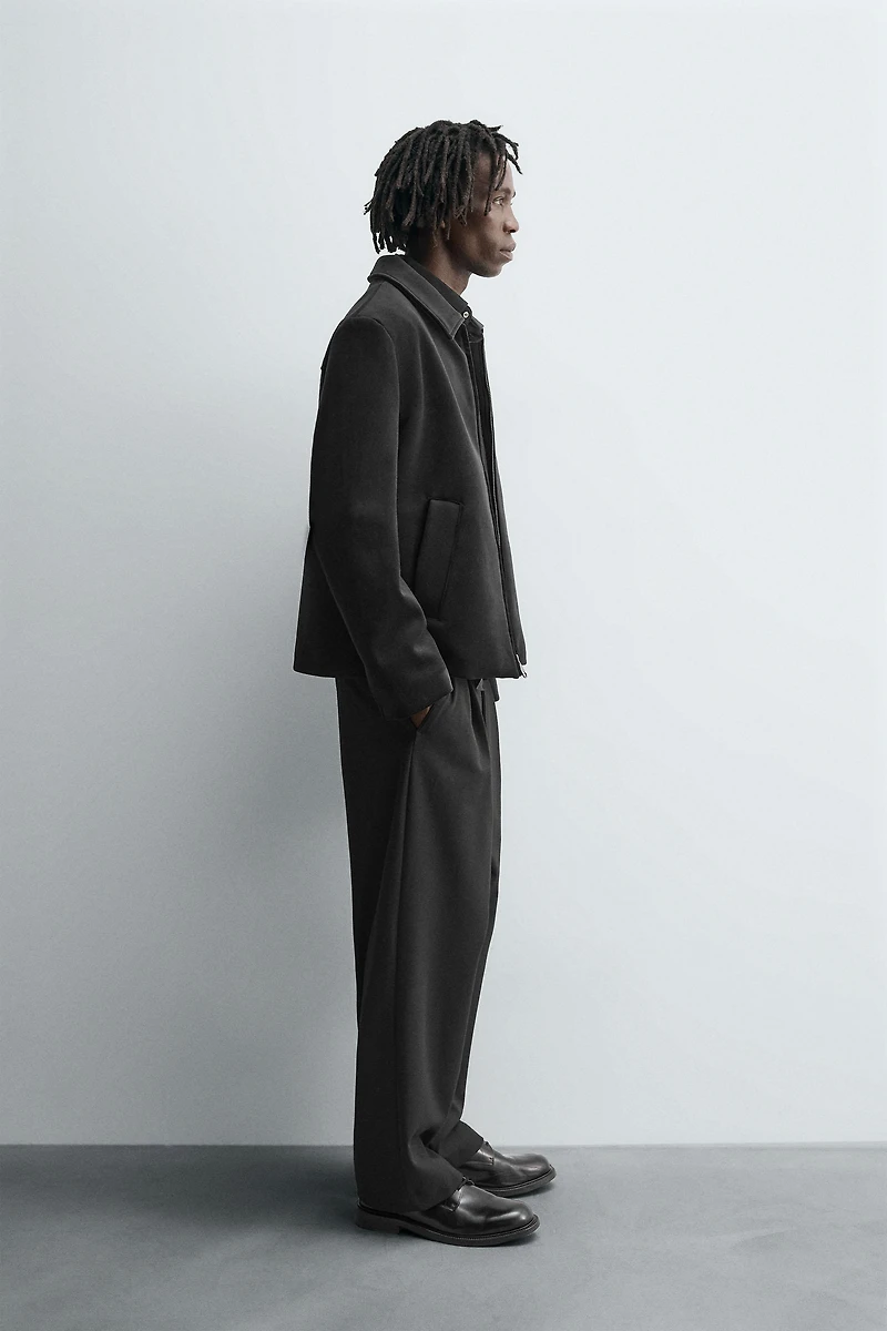 REGULAR FIT VELVET JACKET