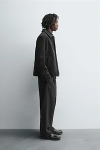 REGULAR FIT VELVET JACKET