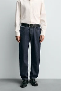 STRAIGHT ANKLE FIT SELVEDGE JEANS