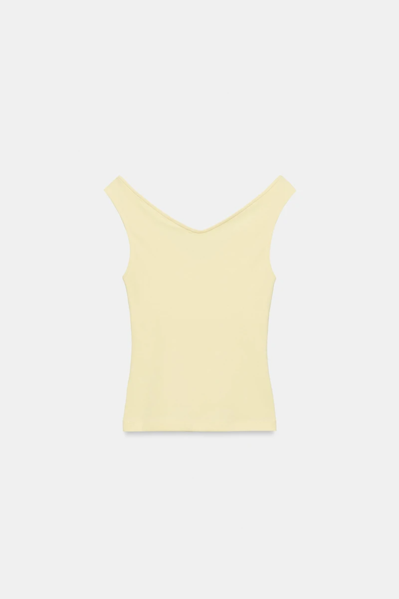 OFF-THE-SHOULDER T-SHIRT